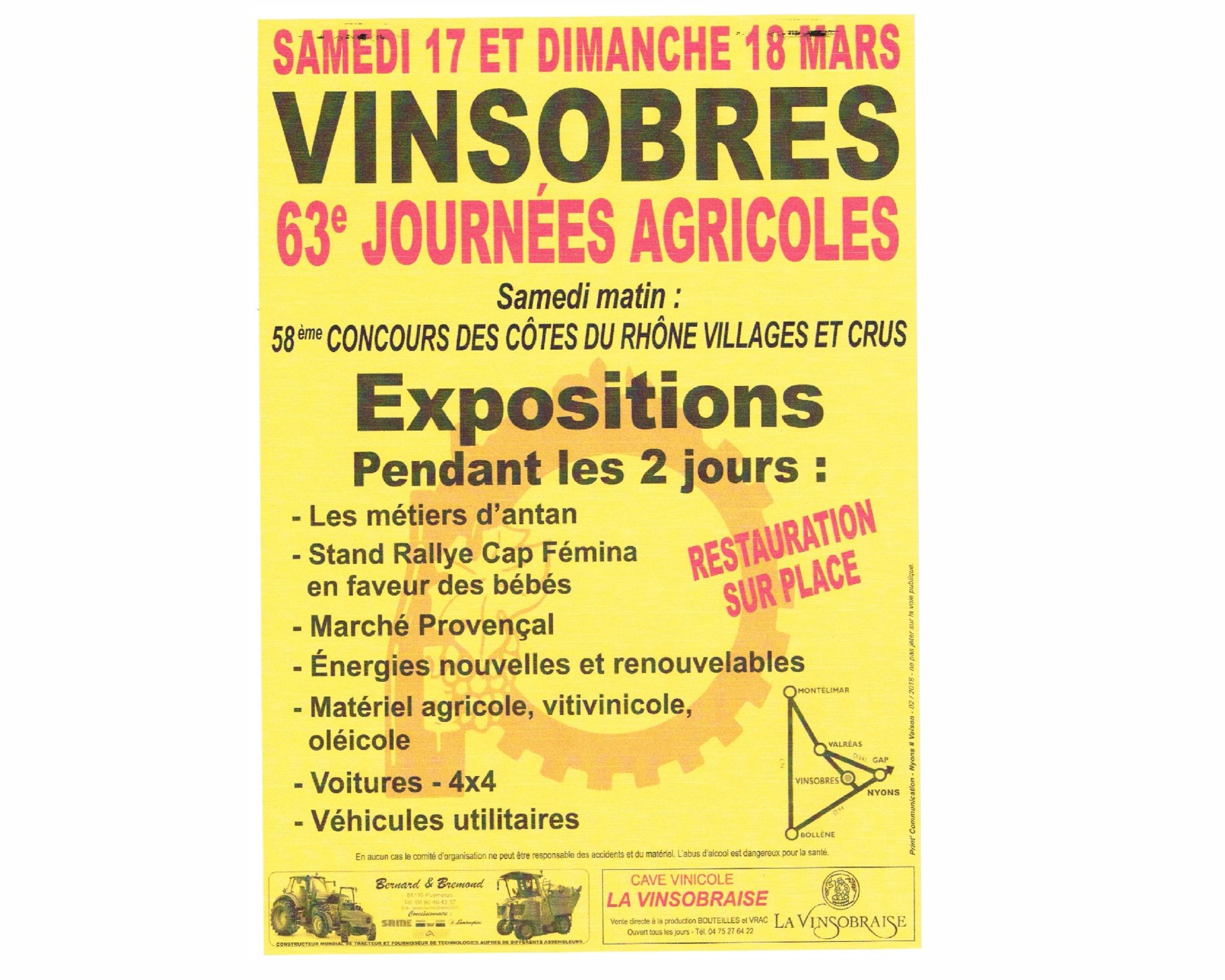 Affiche Foire de Vignoles