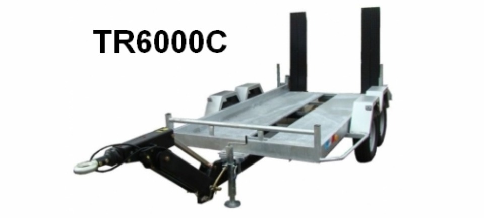 remorque de chargement pour mini pelle