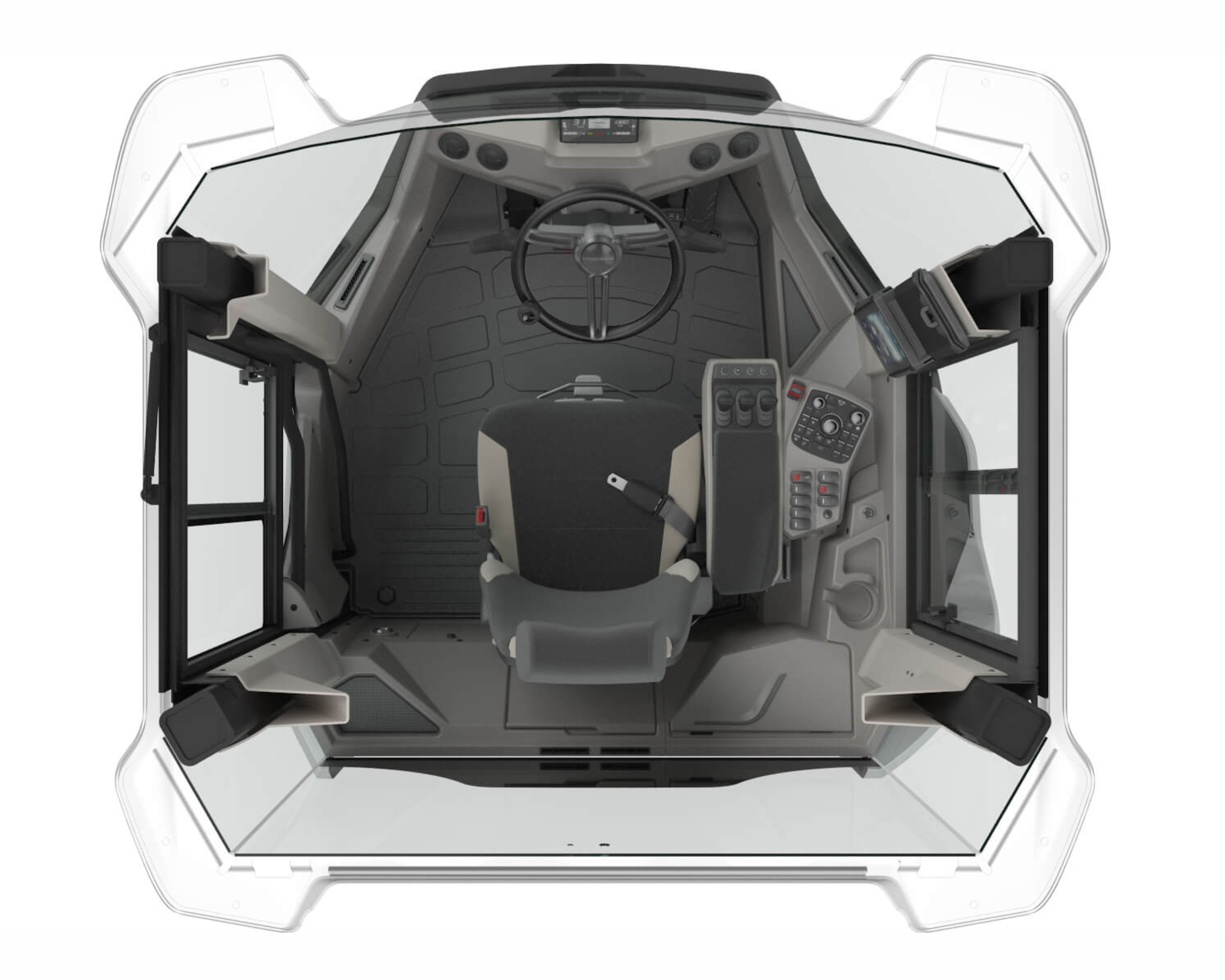 Cabine chargeuse hidromek