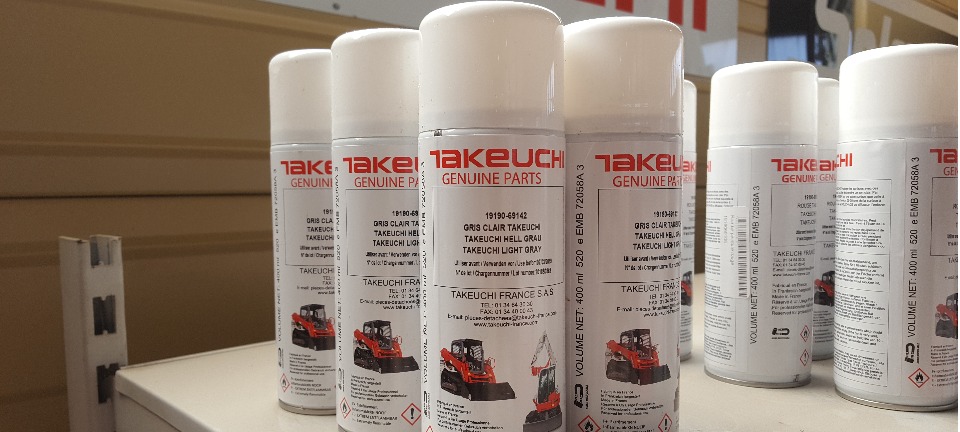 Peinture bombes takeuchi