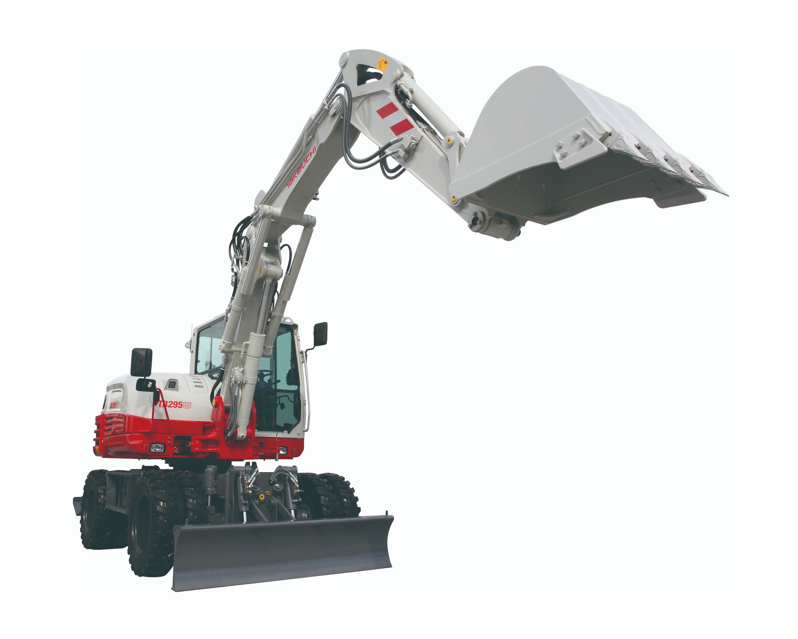 Pelle sur pneus TB295W